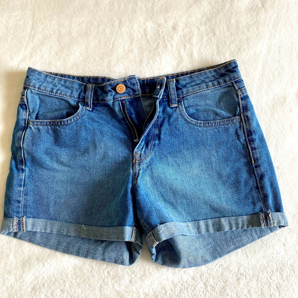 Denim shorts